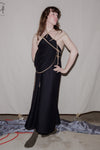 BASERANGE 25 Spring/Summer France Silk Toma Top Strap Vest BAS-TOMA-WS-AU23-HEI Black